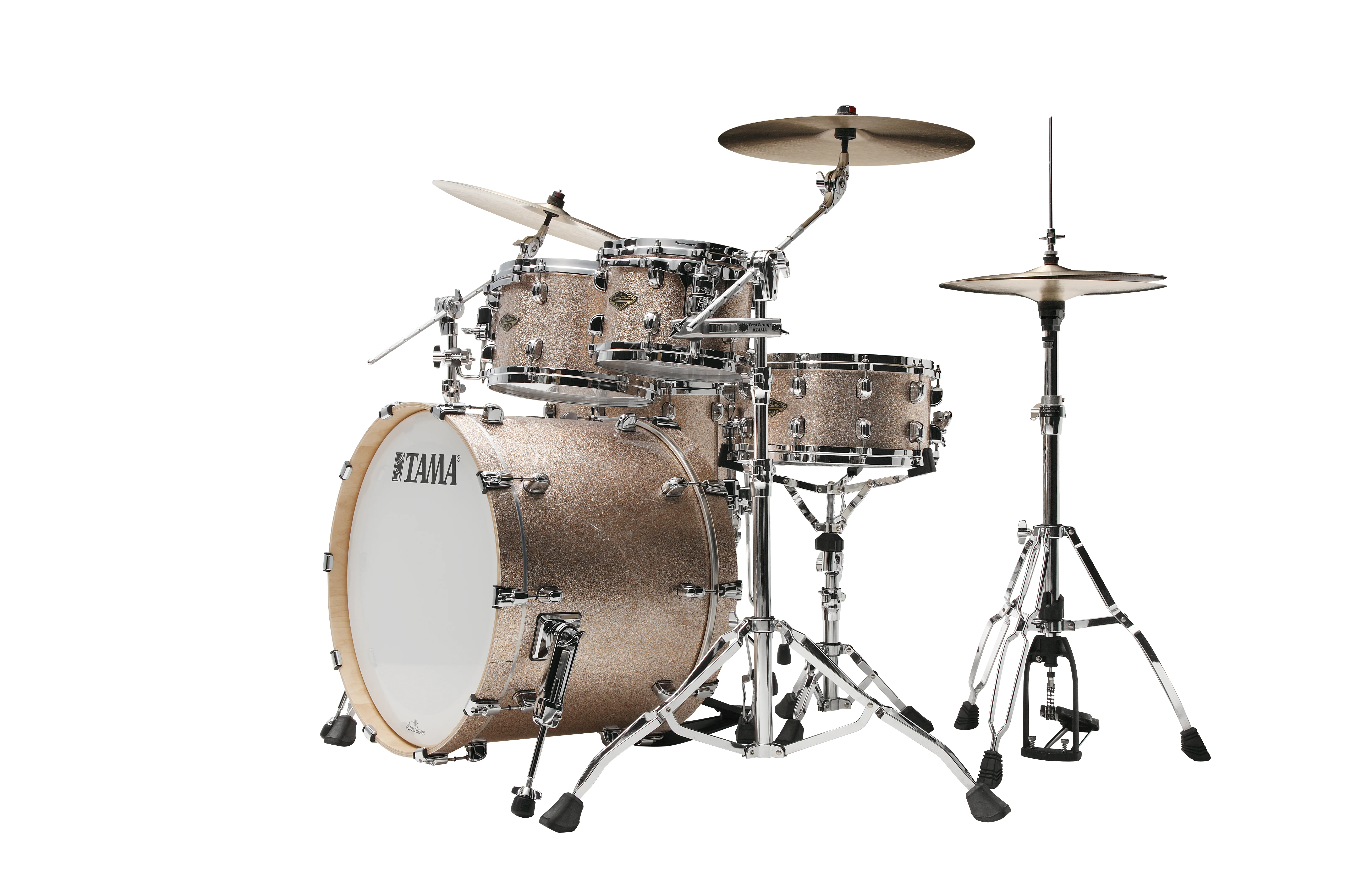 Starclassic Walnut/Birch Duracover Wrap Shell Kit 5 teilig - Vintage Champagne Sparkle